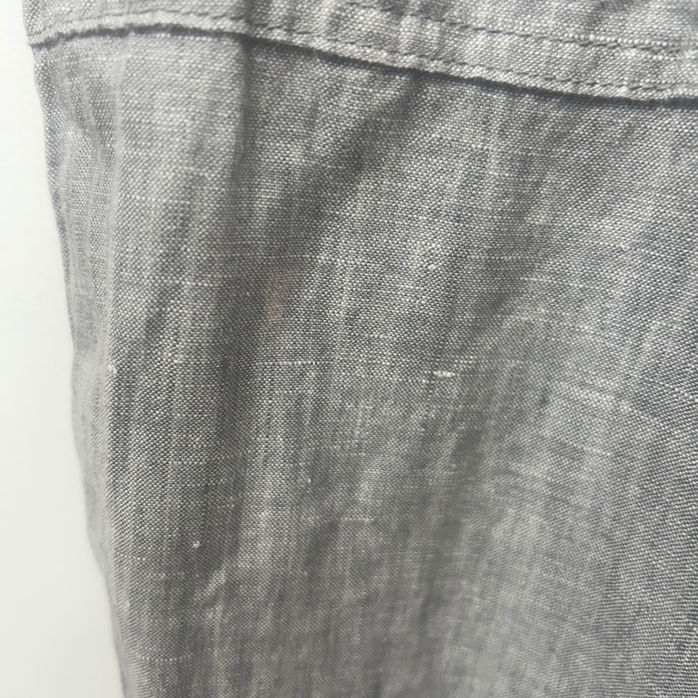 Athleta Cabo Linen Jogger Pants Grey Size 6 Stretch Waist coastal comfort beach - Picture 6 of 12